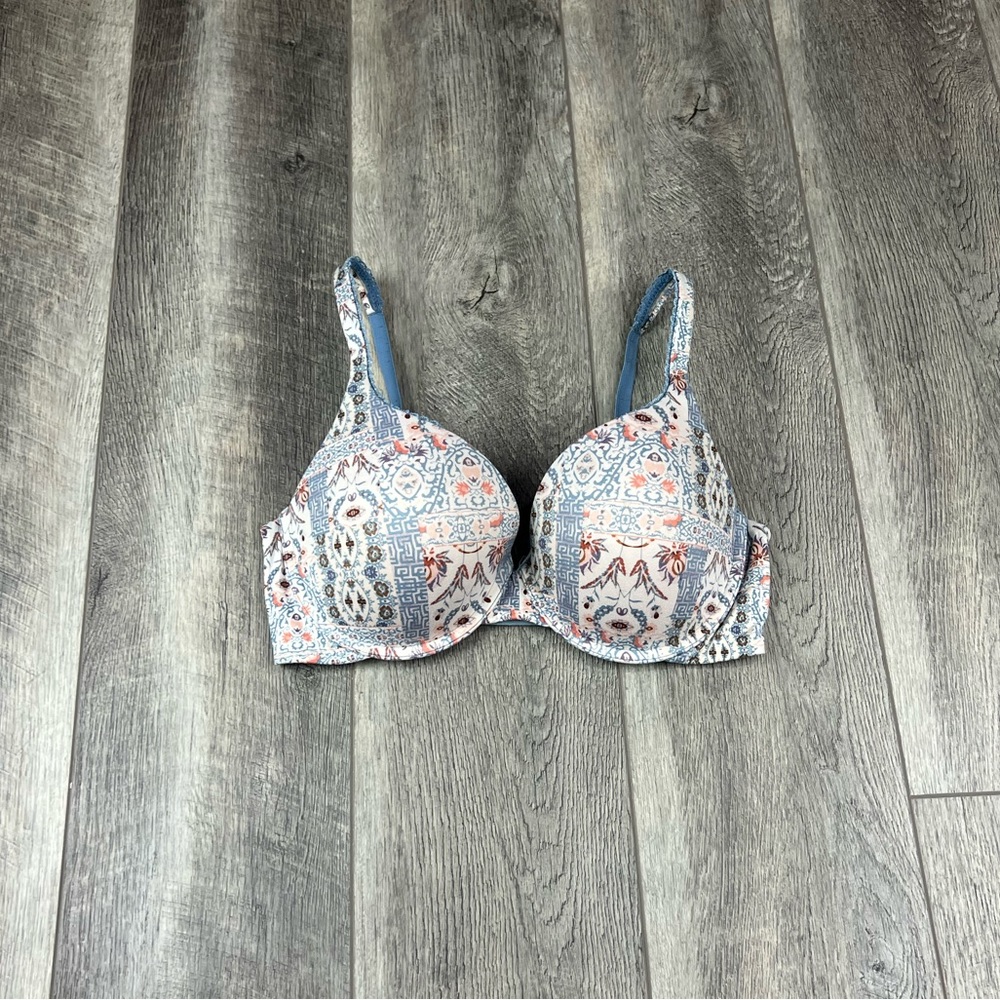 34DD VS Blue‎ Print Demi Bra
